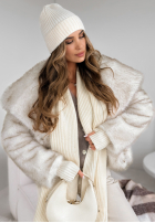 Set Mütze, szalik, Handschuhe 3in1 Winter Threads Ecru