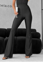 Leggings dzwony z kryształkami Glitzy Allure Schwarz
