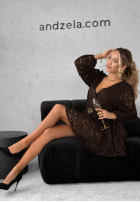 Koronkowy Jumpsuit z paskiem Chase Your Dreams Schokoladenbraun