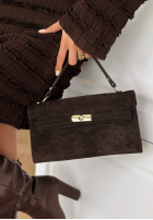 Zamszowa Tasche Weekend Only Schokoladenbraun