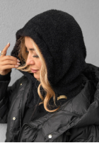 Schlauchschal z kapturem balaclava Long Nights Schwarz