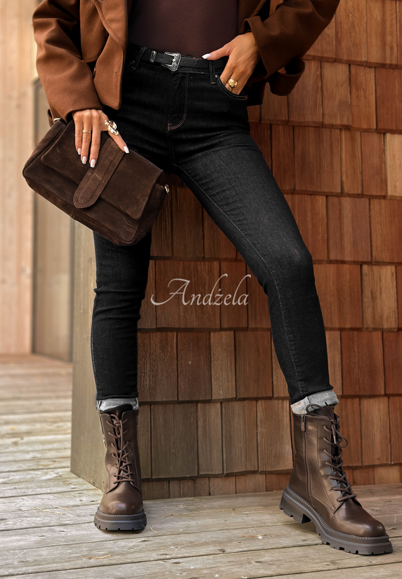 Skinny Jeans New Meadows Schwarz