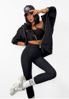 Legginsy z zapiętkami La Milla Just Waiting czarne