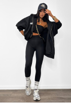 Legginsy z zapiętkami La Milla Just Waiting czarne