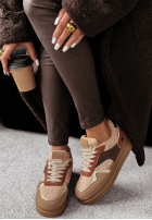 Sportschuhe z kożuszkiem Crispy Fall Camel