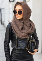 Mütze z szalikiem balaclava Shade Of WInter Schokoladenbraun