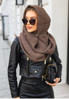 Mütze z szalikiem balaclava Shade Of WInter Schokoladenbraun