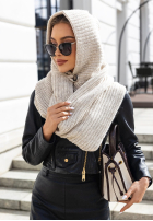 Mütze z szalikiem balaclava Shade Of WInter Hell Beige