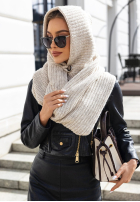 Mütze z szalikiem balaclava Shade Of WInter Hell Beige