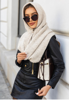 Mütze z szalikiem balaclava Shade Of WInter Hell Beige