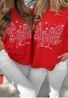 T-Shirt z nadrukiem Lights In The Window Rot