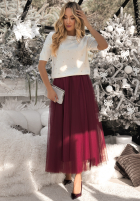 Pullover z perełkami Covered In Pearls Ecru