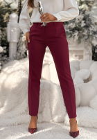 Eleganckie Hose Chinohose Grand Celebration Burgund