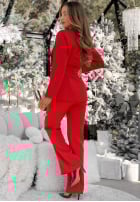 Set Blazer i Hose Old News Rot