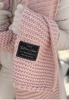 Set Mütze, szalik, Handschuhe 3in1 Best Winter Days Beige Puderrosa