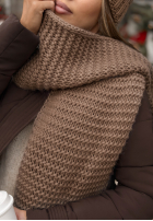 Set Mütze, szalik, Handschuhe z wełną 3in1 Best Winter Days Mokkafarben