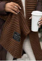 Set Mütze, szalik, Handschuhe 3in1 Best Winter Days Schokoladenbraun