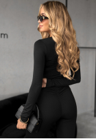 Bluse longsleeve z koronką Miss In Me Schwarz