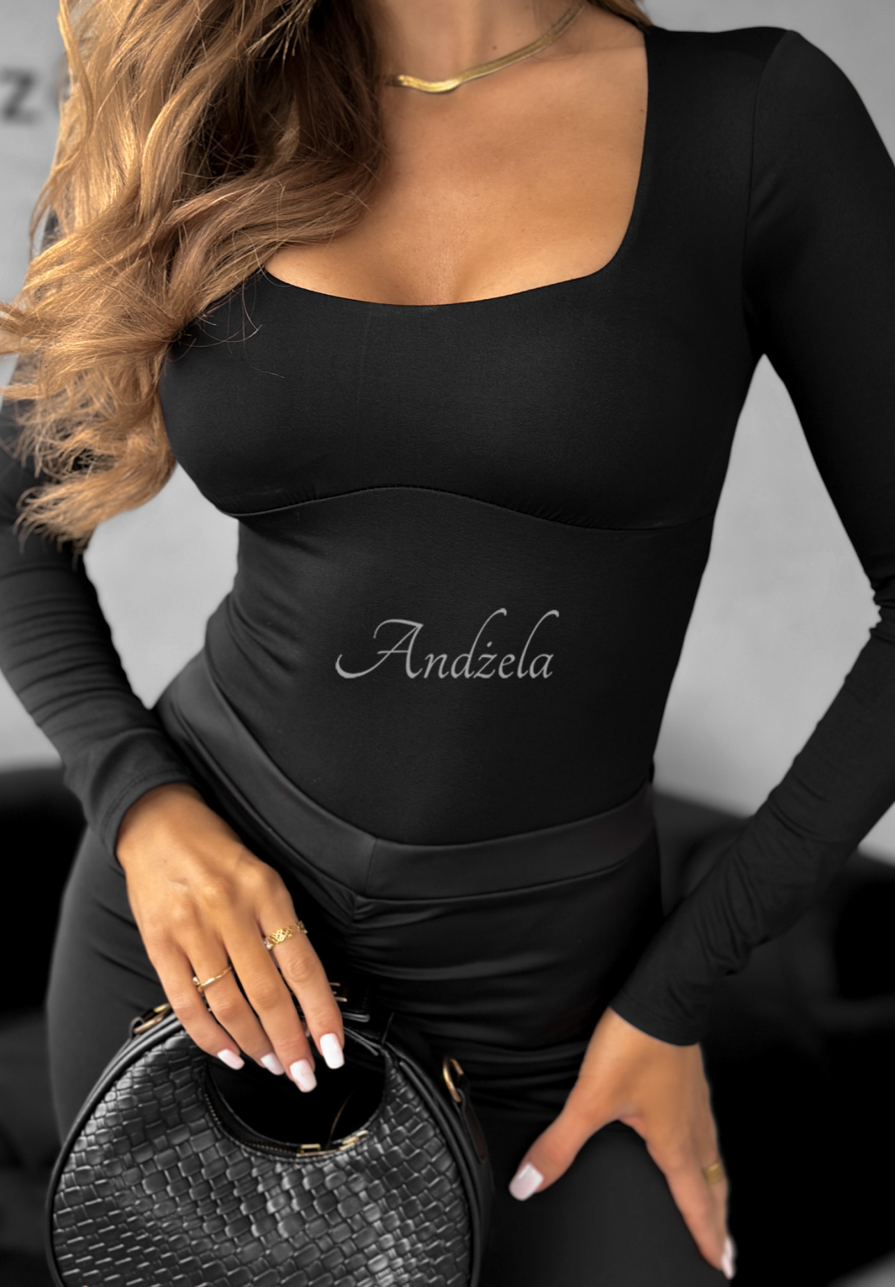 Body mit Ausschnitt Come Over Schwarz