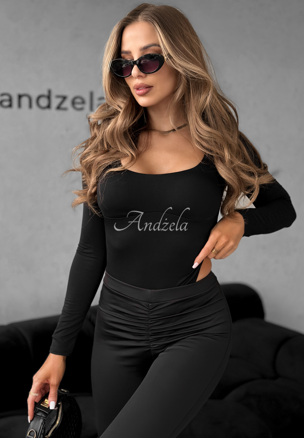 Body mit Ausschnitt Come Over Schwarz