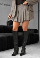 Kurzer Rock mini Not Tonight Beige