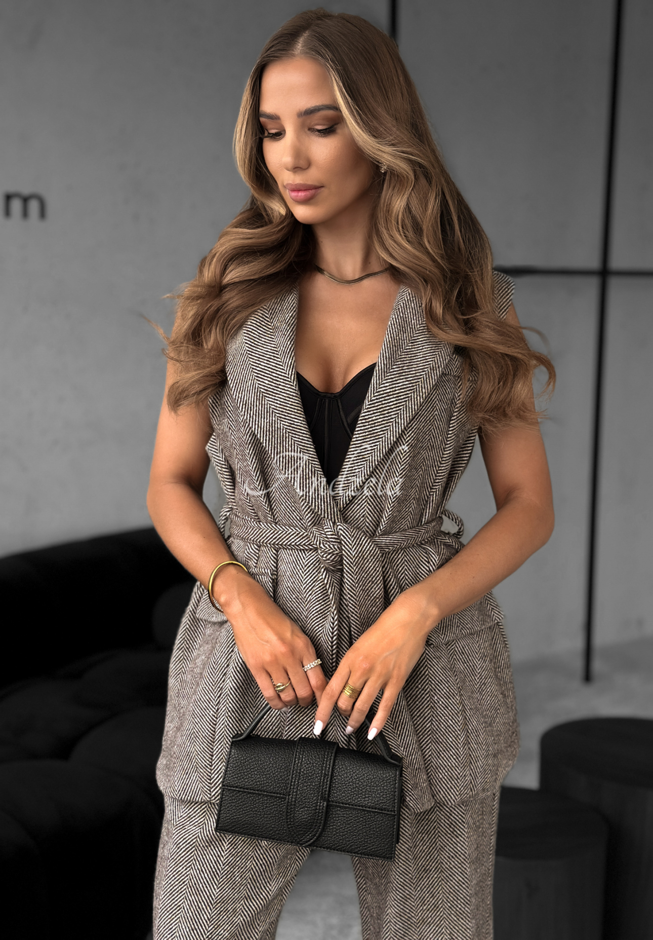 Weste Not Tonight Beige