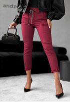 Hose Harwinton jasnoburgundowe