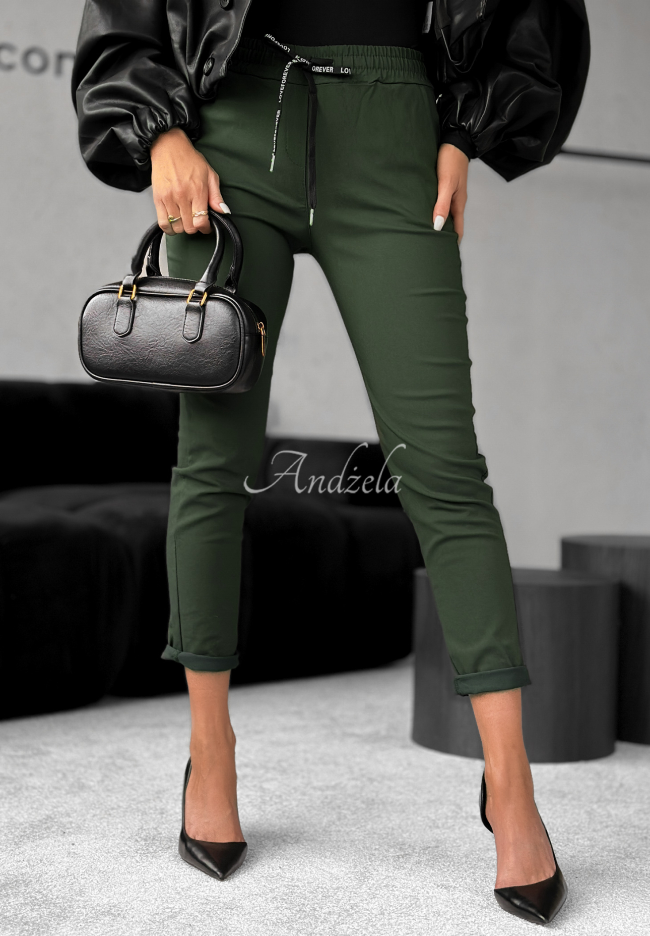 Hose Harwinton dunkles Khaki