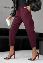 Material Hose It Was Real Burgund