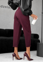 Material Hose It Was Real Burgund