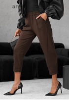 Material Hose It Was Real Schokoladenbraun