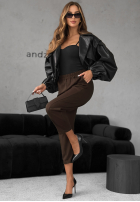 Material Hose It Was Real Schokoladenbraun