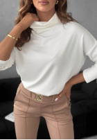 Bluse z golfem All Time Base Ecru