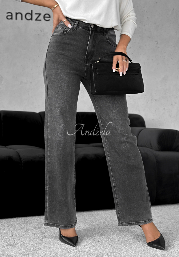 Straight Jeans Make It Real Dunkelgrau