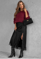 Pullover Warm Hug Burgunderrot