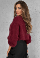 Pullover Warm Hug Burgunderrot