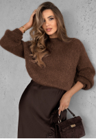 Pullover Warm Hug Schokoladenbraun