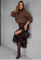 Pullover Warm Hug Schokoladenbraun