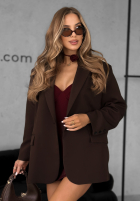 Blazer Told Him Maybe Schokoladenbraun