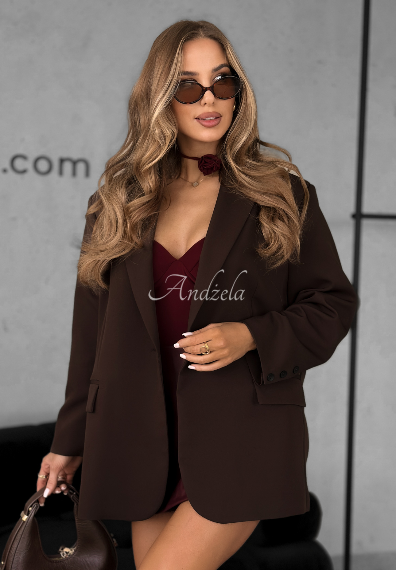 Oversize Blazer First Class Schokoladenbraun