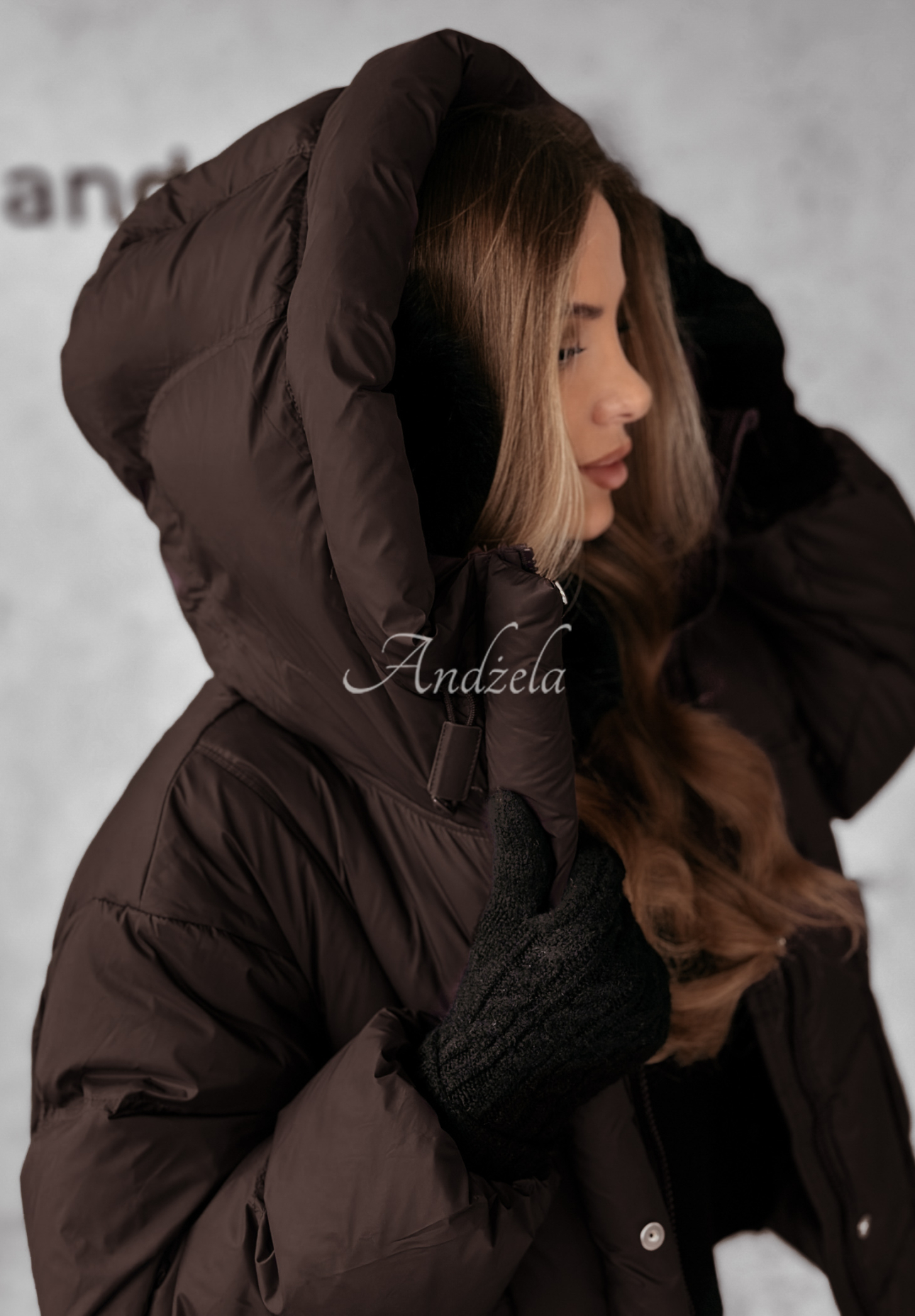 Steppjacke Watch It Snow Schokoladenbraun