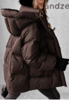 Puchowa Jacke Watch It Snow Schokoladenbraun