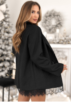 Blazer z koronką Almost Forever Schwarz