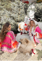 Krótki ozdobnie pleciony Cardigan Cup Of Hot różowo-Beige