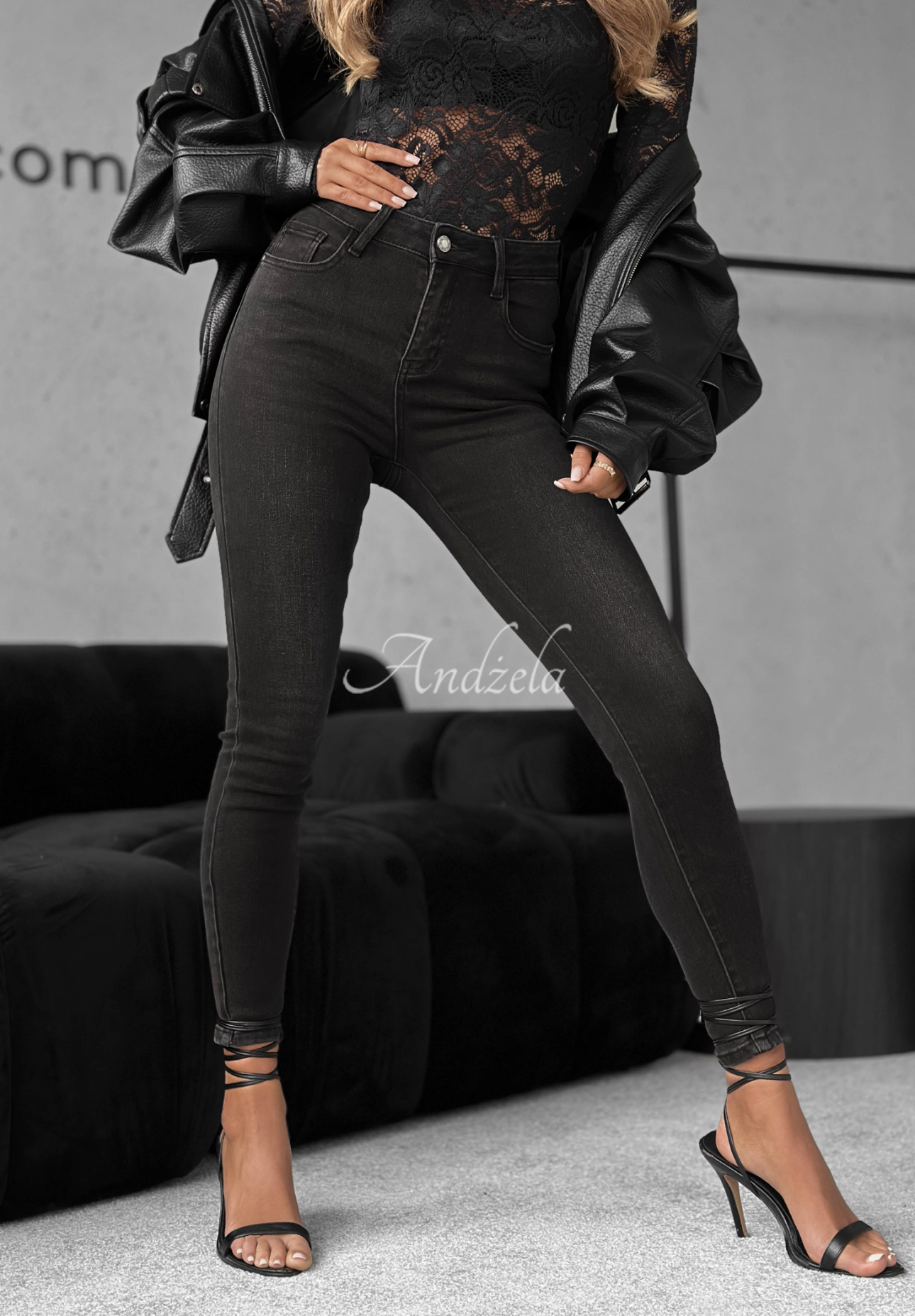 Skinny Jeans To Get Started Dunkelgrau