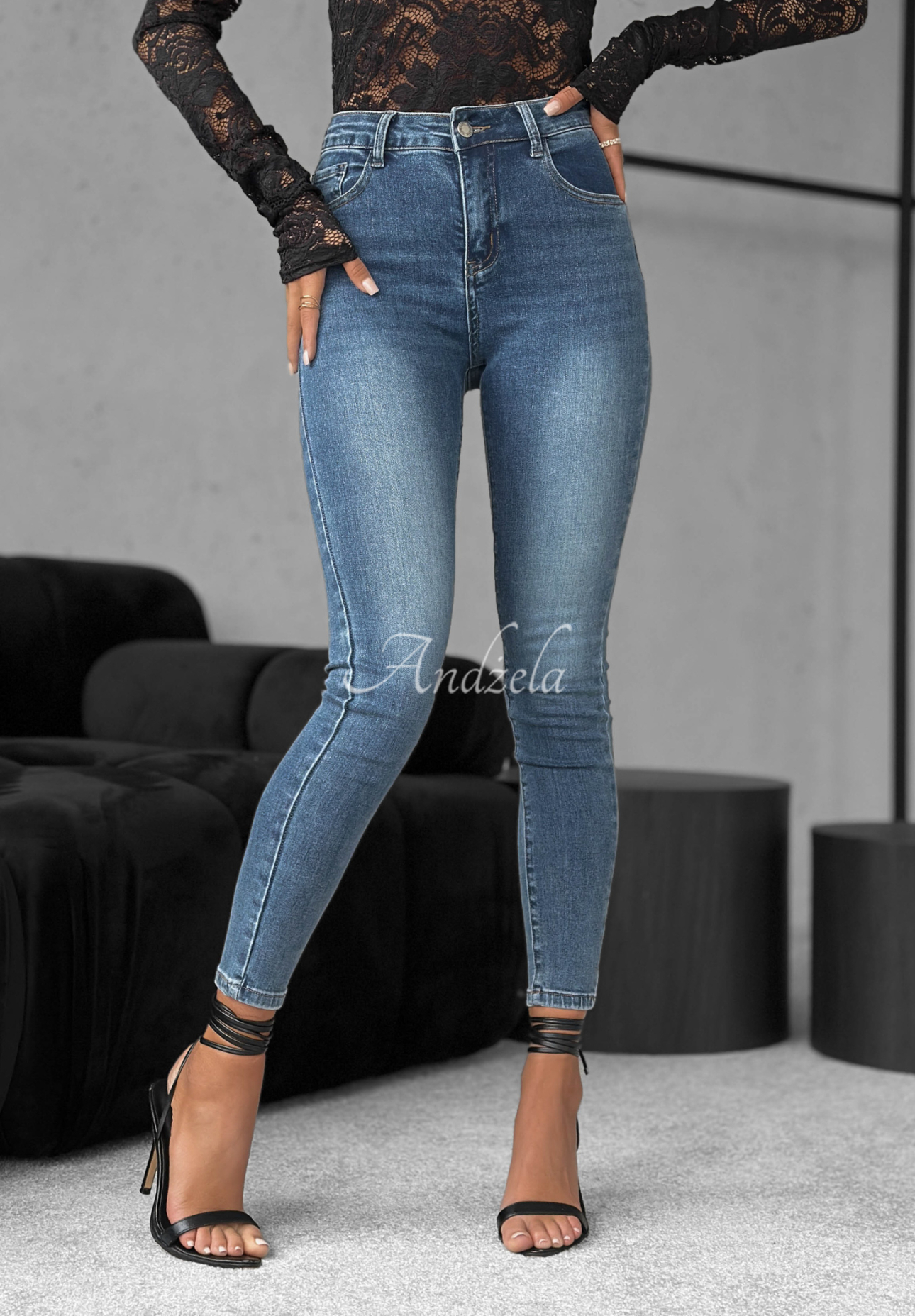 Skinny Jeans To Get Started Blau