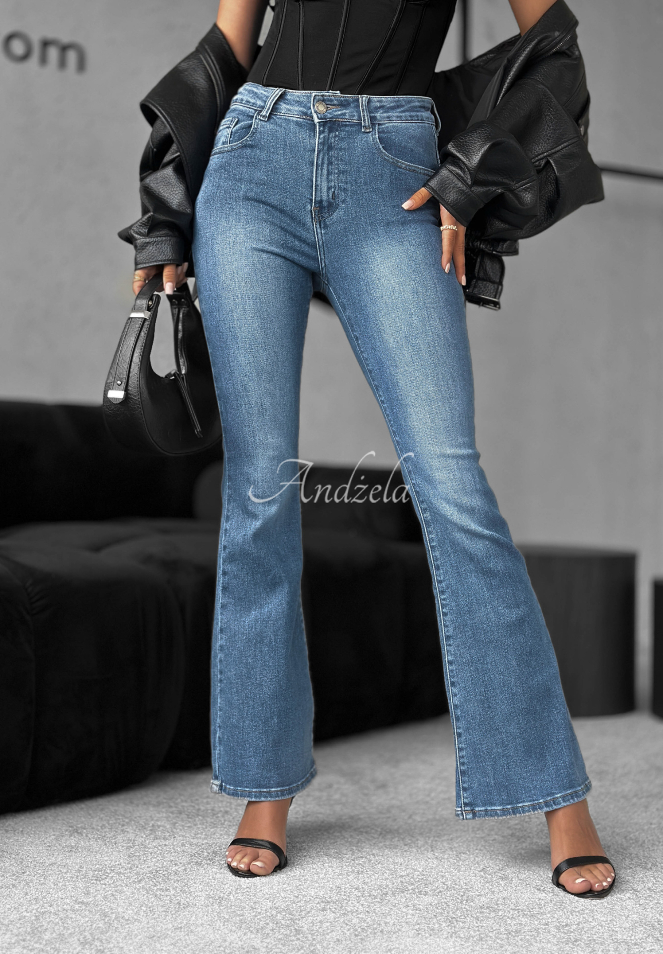 Ausgestellte Jeans What You Have Blau