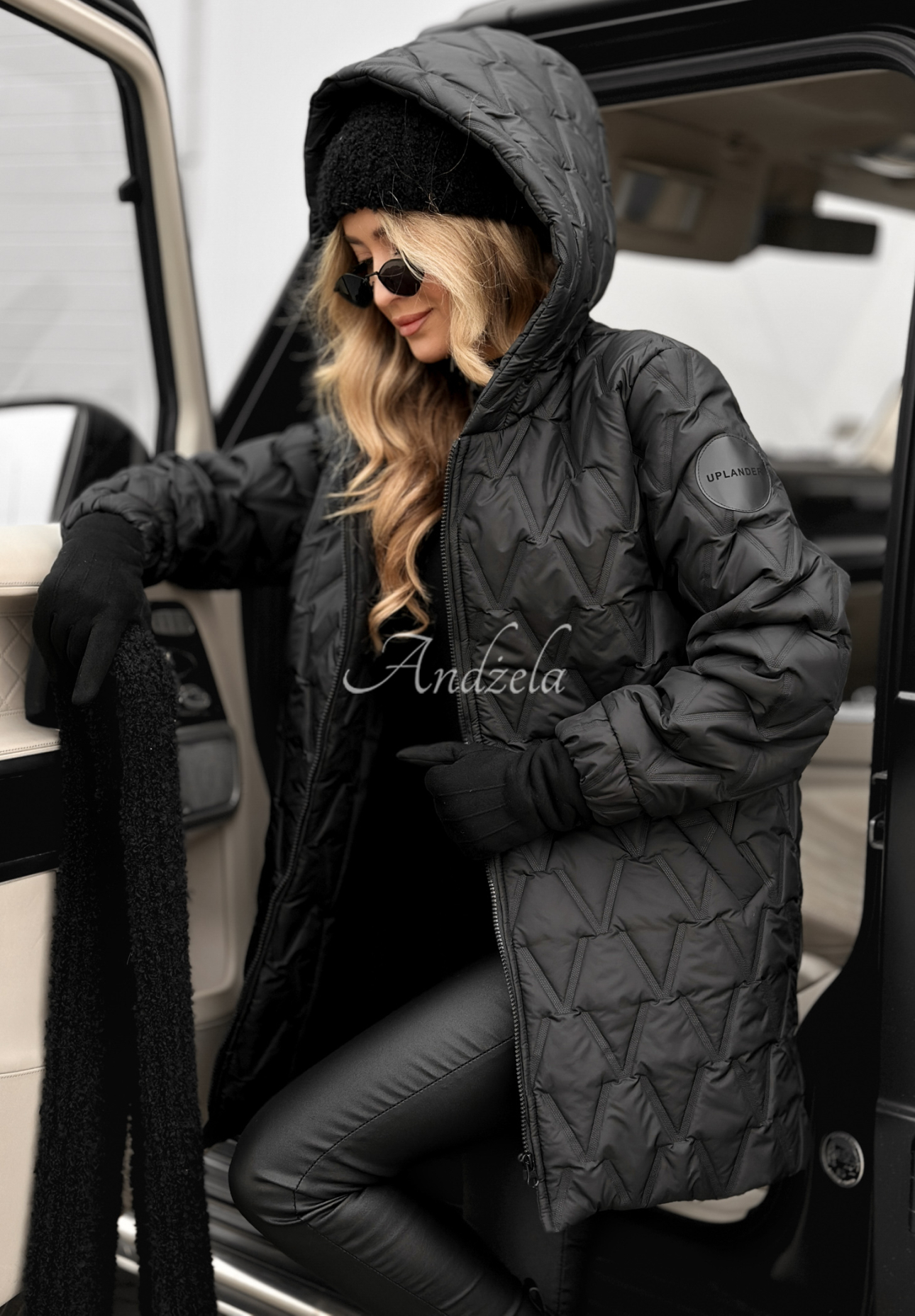 Steppjacke mit Kapuze Chilly Nights Schwarz