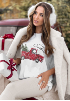 T-Shirt z nadrukiem Under The Tree Weiß