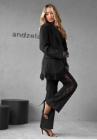 Material Hose z koronką Dear Men Schwarz